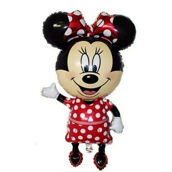 MINNIE Mouse Shape Large Balloon Party Kids Birthday 44" X 25" NWT - Picture 1 of 7